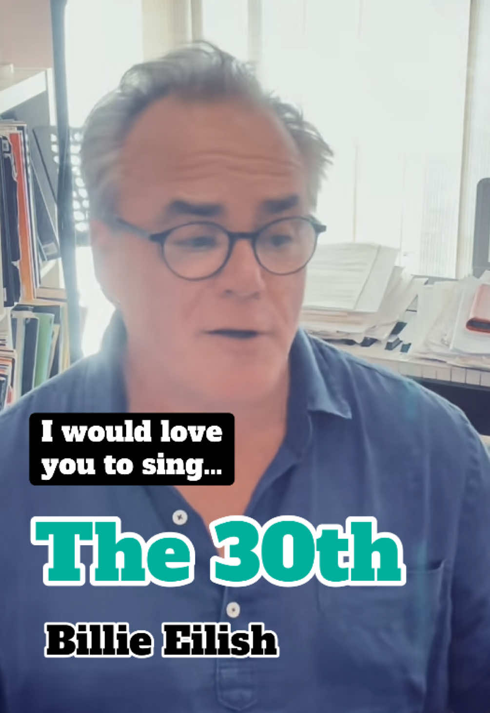 Sing The 30th by Billie Eilish while I play for you! #the30th #billieeilish #duetme  #singwithme #billiestan 