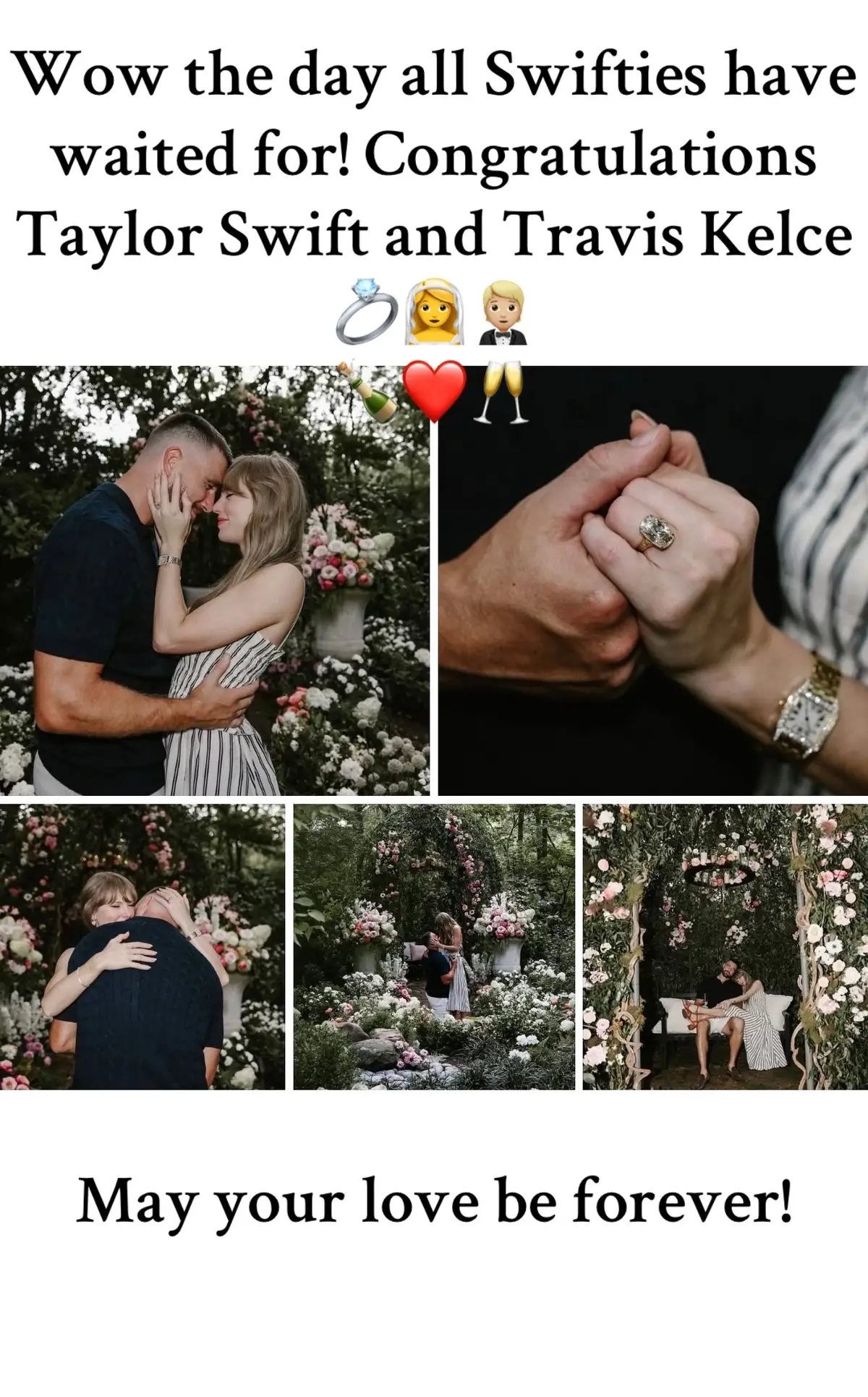 #swifties #taylorswift #traviskelce #loveforever #congratulations 