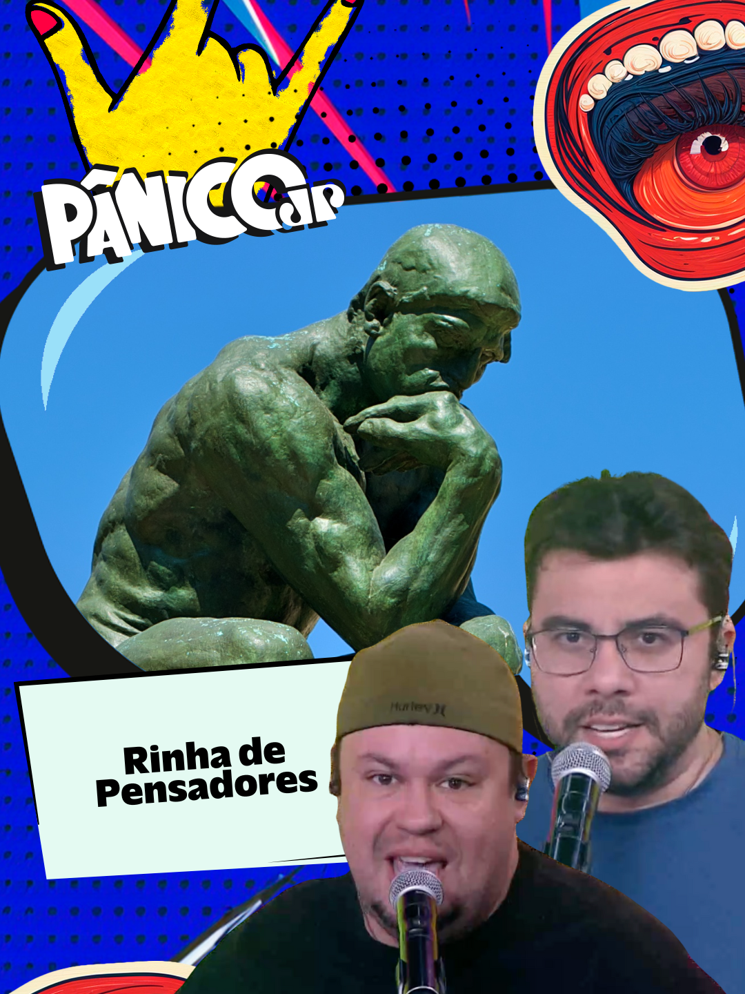 🧠 RINHA DE PENSADORES: DO BURRALDO AO GENIAL EM 5 MIN Diz a lenda: quem não assiste à ‘Rinha de Pensadores’ pelo menos 1x por semana volta a ficar burraldo. E quem vê demais… às vezes fica meio mentiroso, rs. Milton Dunha (Morgado) e Profs. Villa (Alba) exibem o intelecto e te deixam mais inteligente e mais queridão que o inventor da airfryer. 📺 Confira na JP News e Panflix #Pânico #Imitações #Comedia #Humor