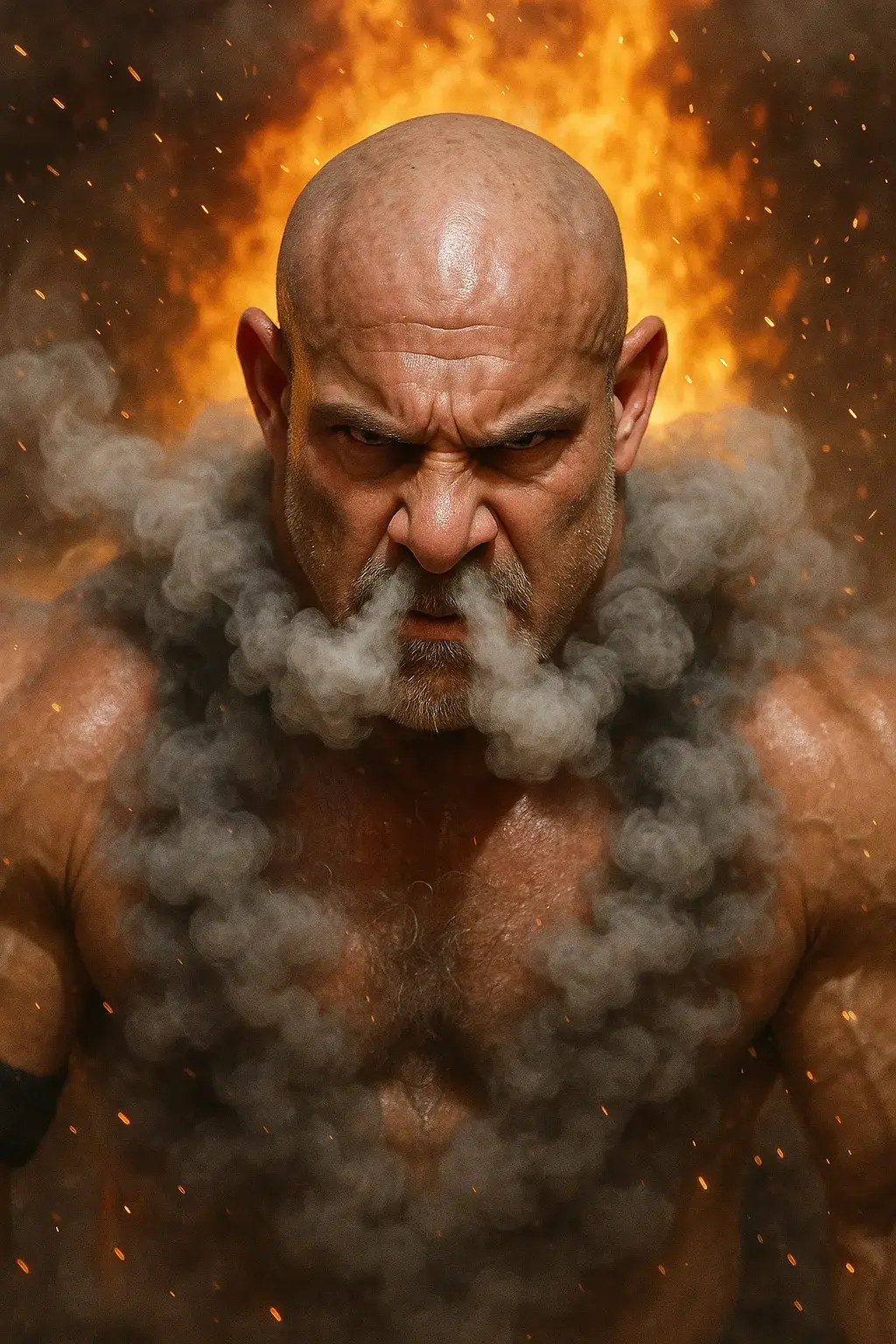 Through fire, smoke, and sparks — the myth became a man, and the man became a wrecking machine. This isn’t just an entrance… it’s a war march. The snort. The stare. The spear. The jackhammer. Goldberg isn’t here to entertain. He’s here to dominate. 💥⚡ #Goldberg #WCW #Legend #WWE #wwetiktok 