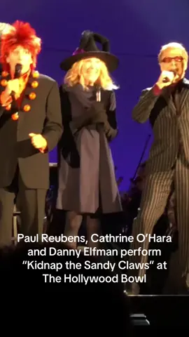 The original trio! @Danny Elfman @Pee-wee Herman (RIP 😢) #nightmarebeforechristmas #thenightmarebeforechristmas #disney #hollywoodbowl #TimBurton 