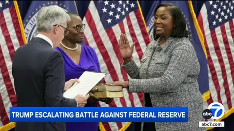 (8/26/25) Federal Reserve Board Governor #LisaCook says she's staying on the job after President #DonaldTrump announced he would remove her from her position. #breakingnews