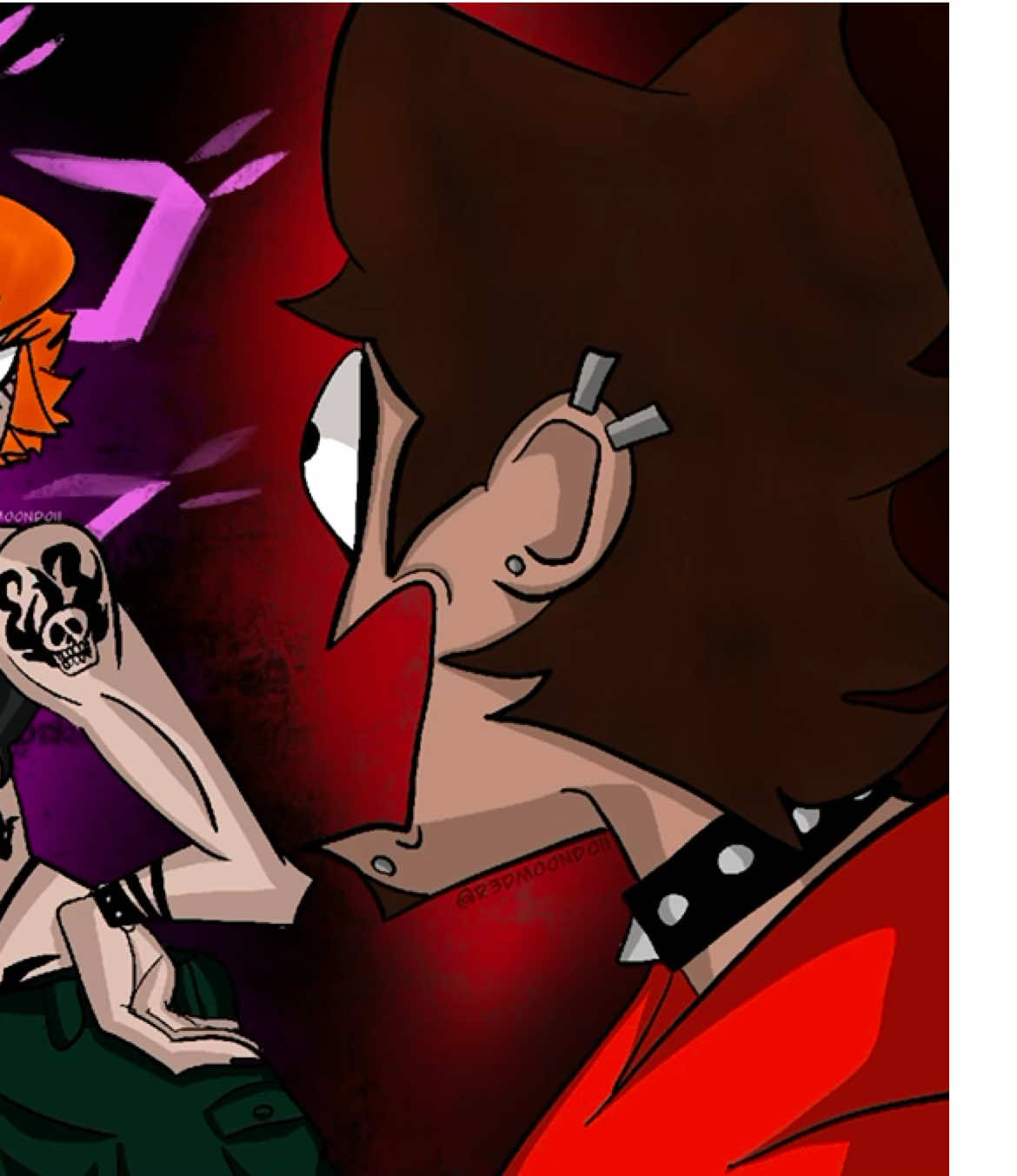 OC!! Val did not take it well when her cousin got punched in the eye…  #eddsworld #eddsworldart #oc #fyp #eddsworldtord 