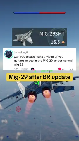 Mig-29SMT after BR change WarThunder ACE 