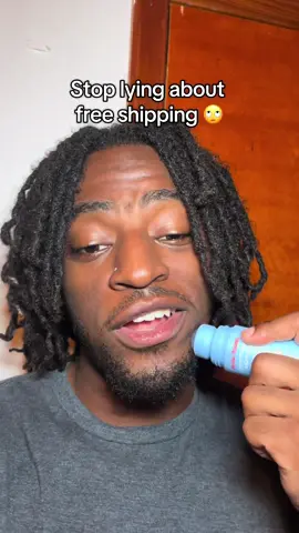Man stay lying about free shipping #razorbumps 