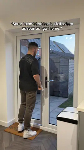 “I fell asleep as soon as I got home.” #fyp #viral #relatable #funny #comedy 