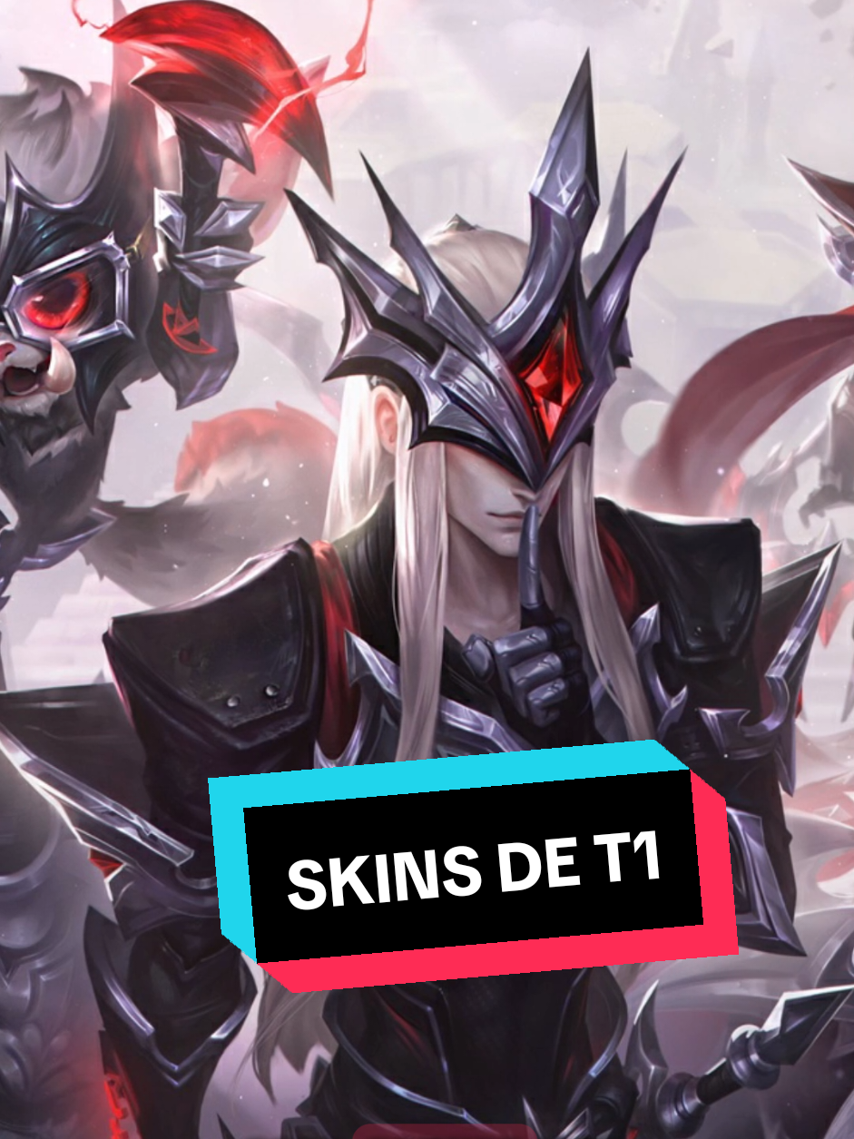 SKINS DEL CAMPEÓN MUNDIAL T1!!! #leagueoflegends #faker #t1 #rav71 #game 
