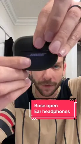 These open ear BOSE headphones are such great tech! #techtok #techfinds #headphones 