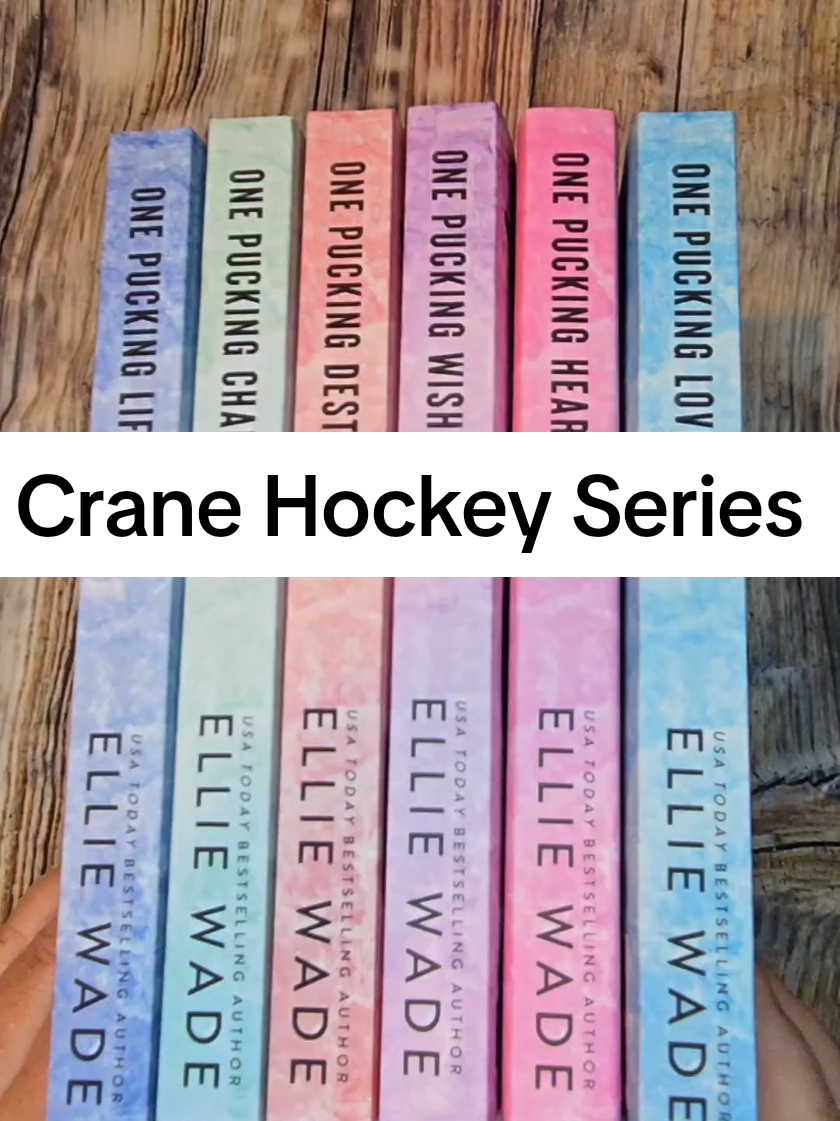🏒 The Crane Hockey Series  Bundle 🏒 Fall in love with the entire Crane Hockey Series! 💙 One Pucking Love 💙 One Pucking Heart 💙 One Pucking Wish 💙 One Pucking Destiny 💙 One Pucking Chance 💙 One Pucking Life 🔥 Romance tropes you’ll devour: ✨ Brother’s Best Friend ✨ Second Chance Romance ✨ Forced Proximity ✨ Fake Dating / Fake Relationship / Fake Marriage ✨ Vegas Wedding ✨ Enemies to Lovers ✨ Movie Star Athlete ✨ Forbidden Romance ✨ Love at First Sight ✨ Nanny/Boss Romance ✨ Surprise Baby ✨ Tortured Hero ✨ Reluctant to Love ✨ One Bed Each novel is a full-length, emotional, steamy sports romance (about a 3 chili pepper spice rating) that follows a different Crane hockey player on his journey to love while staying connected in the same unforgettable world. 📚 Available in Paperback ✍️ Signed by the author 🎁 Surprise swag included (varies with every order) 🚚 Free shipping included Whether you’re a sports romance addict or just discovering the hype, these limited edition omnibuses are a must-have for your shelf. Once they’re gone, they’re gone forever! 📦 Order today for signed books, bonus swag, and exclusive content you won’t find anywhere else. #HockeyRomance #SportsRomance #RomanceBookTok #BookTokMadeMeBuyIt #bookswithspice 