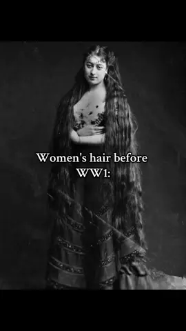 #History #women #hair #ww1 