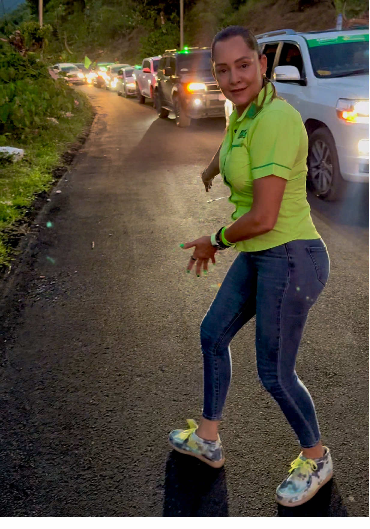 💚ACTION 💚X🔔🇯🇲   When you and your #ActionTeam  and GOJ put in the work and your EastPortland family ready to vote for their #ActionAnn and their beloved JLP! #ThirdTermLoading 🚿 #PutYourXBesideTheBell #AnnMarieVaz 