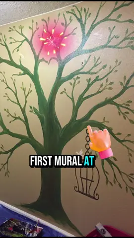 At this time I was booking clients. And started to paint more murals. #artjourney #art #artistpainting #fyp #newdayart 