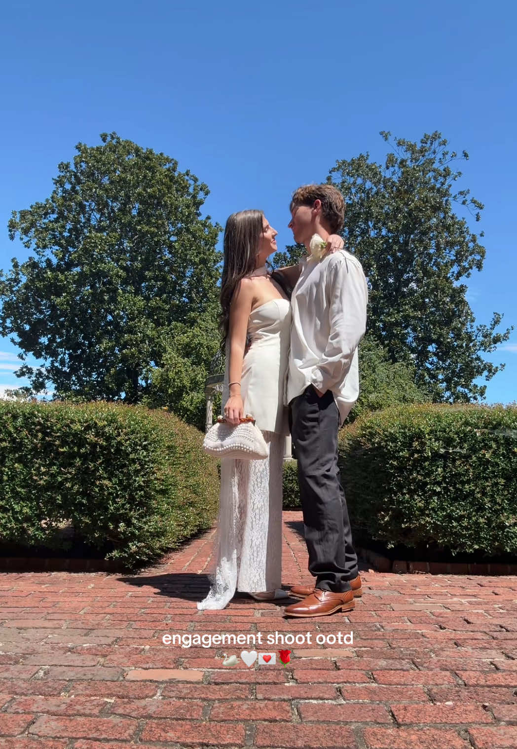 save the dates coming soon 💌💌 #engagementshoot #bridaloutfits #2026bride #savethedate #engaged 