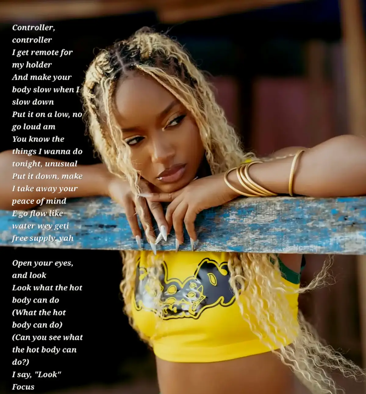 Hot body by Ayra starr #ayrastarr #lyrics_songs #fyp 