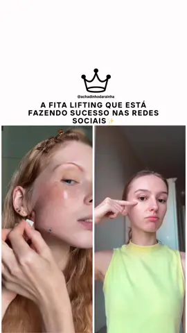 Fita Lifting facial maravilhoso aqui no TikTok Shop  😍 #cuidadoscomorosto #skincarebrasil #dicasbeleza #cuidadoscomapele #tiktokshopbrasik 