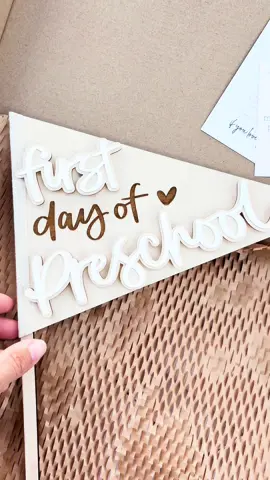 Found the perfect “back to school” sign to start this next chapter & last until forever ✨ Easy, Magnetic & So Adorable ✔️ #backtoschool #schoollife #trend #MomsofTikTok #momlife #toddlermom #boymom #etsy #pictures 