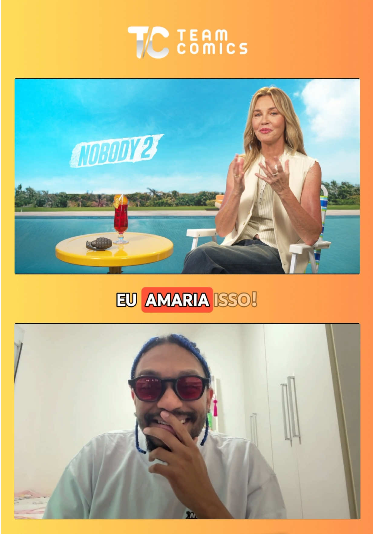 Conversei com a Connie Nielsen, a Becca de #Anonimo2Filme !   O filme ja está nos cinemas, e a entrevista completa, está no link do stories 🗿🍷 #TikTokMeFezAssistir @Universal Pictures Brasil #connienielsen #nobody2 #kainanmedeiros