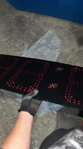 I Found Some#Basketball #Scoreboard #LED Panels #Dumpsterdiving The Other Day