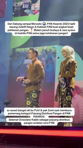Dari Sabang sampai Merauke 🌍, PAN Awards 2025 hadir bareng Zulkifli Hasan & Kabinet PAN buat angkat kisah pahlawan pangan. 🎖️ Malam penuh budaya & rasa syukur ini buktiin PAN serius jaga ketahanan pangan! #partaiamanatnasional #27hutpan #menkopangan @zul.hasan @Putri Zulkifli Hasan 💙💙