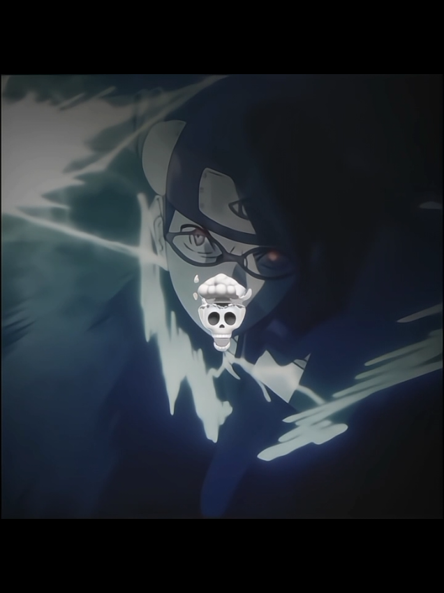 O dia em que Sarada provou ser filha do sasuke #sarada #borutotwobluevortex #uchiha #anime #manga 