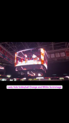 Lady Vols volleyball orange and white scrimmage! #fyp #foryou #vols #volleyball