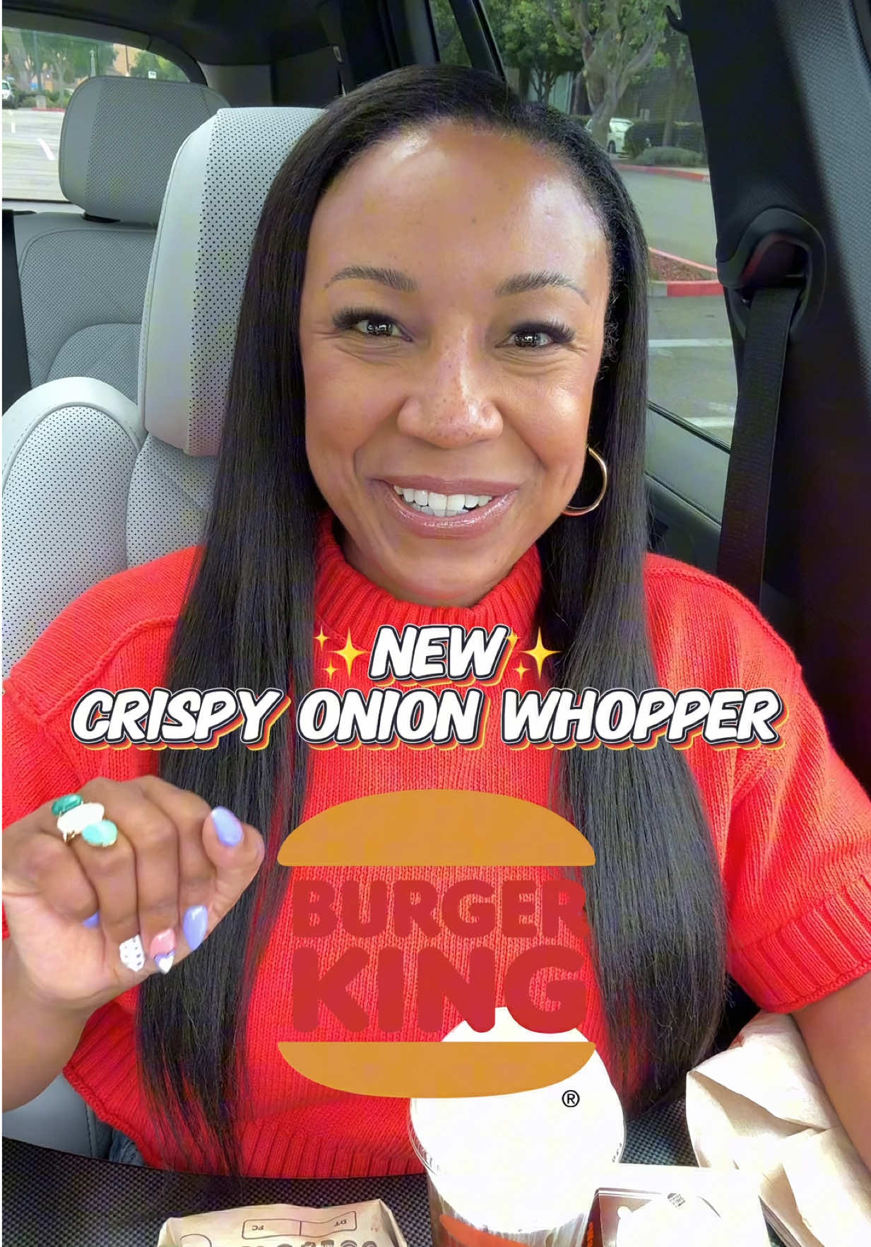 If you liked the rodeo king you are going to love this bc it’s all of those topping and then the crispy onion s! Omg so good! P.s. if you live in Sacramento, the BK by ikea is the best!#mrsfrost  #burgerking #whopper #fastfood #Foodie 