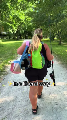 Midwestern blue dot bestie outing #fishing #liberal #indiana 