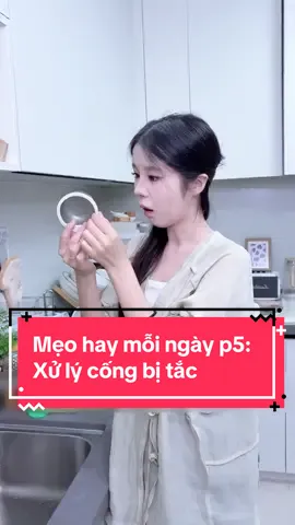 Mẹo hay mỗi ngày p5: xử lý cống bị tắc quá đơn giản #xuhuong #mẹovặt #viral #tiktokviral #trending 