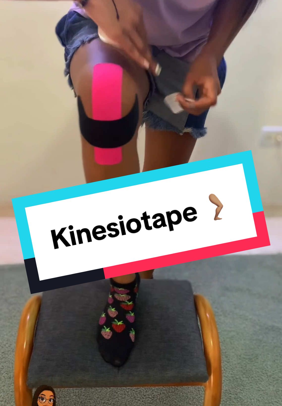 Respuesta a @Chechi Lopez Vendaje neuromuscular para TENDINOPATIA ROTULIANA🦵🏽#kinesiotape #tendinitis #rodilla #tape #fisioterapia 