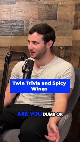 Twin Trivia featuring spicy wings 🍗🔥 Royce and Ricky guess their favorite superheroes! #superheroes #spicy #wings #superman #flash #theflash #Greenlantern #trivia #twintrivia #twinchat #fyp #foryou #twins #podcast #twin #comedy #brothers #family #sibling #Siblings #creatorsearchinsights