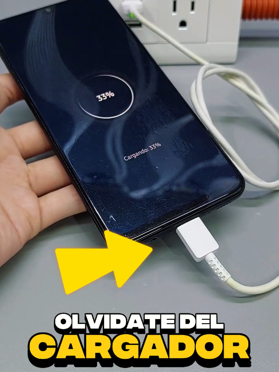 COMO CARGAR TU TELEFONO sin tu CARGADOR 😎 #tips #electricidaddomiciliaria #instalacioneselectricas #ingenieria 