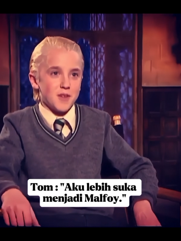 keinget interview ini, tom lucu bgt😭❤️.  #tomfelton #dracomalfoy #harrypotter #potterhead @Tom Felton 