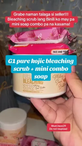 G21 pure kojic bleaching scrub + mini combo soap #g21kojicbleachingscrub #purekojicbleachingscrub #scrub #g21bleachingscrub 