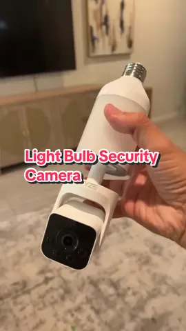 This Light Bulb Security Camera monitors my house all the time and I super easy to set up by @Wyze #wyzebulbcam #wyze #securitycamera #lightbulbsecuritycamera #bulbcamera 