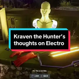 Funny how, out of all the Sinister 6, Kraven the Hunter claimed Electro, the weakest.⚡️ I would’ve picked Scorpion🦂 #spiderman2 #ps5 #kraventhehunter #sinistersix #fyp 
