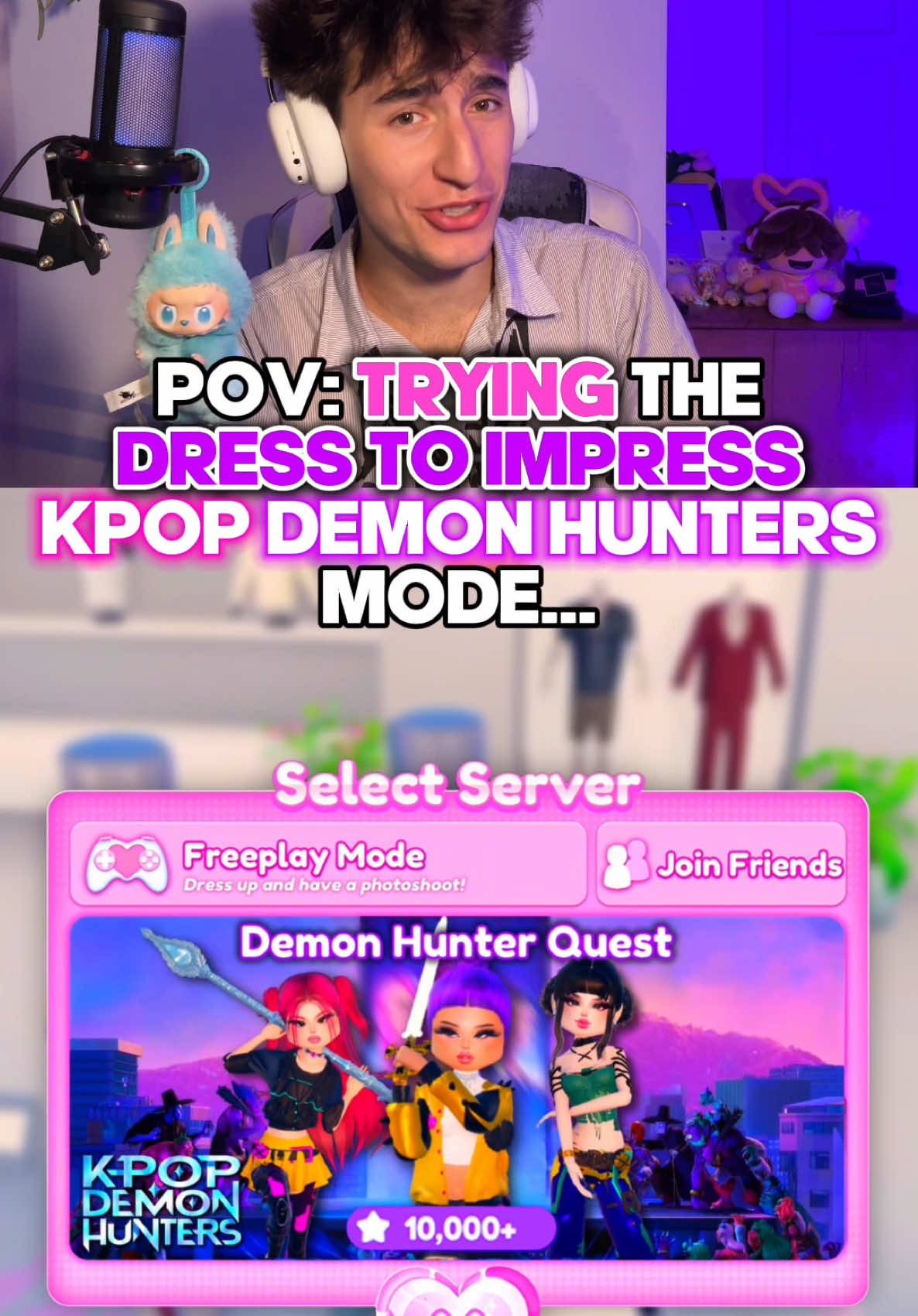 DRESS To IMPRESS Added A KPOP DEMON HUNTERS MODE💀⁉️🎶#CapCut #roblox #dti #kpopdemonhunters #dresstoimpress  