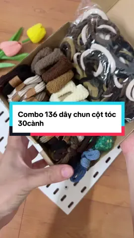 Dây thun cột tóc đuôi ngựa vừa cột chắc mà lại còn k đau tóc các bác ạ. #daybuoctoc #daythuncottocnhieumau #daybuoctocduoingua #thuntoc 