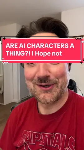 I hope to god that this AI character thing -whatever it is- is a fad like nfts and beanie babies #Tech 