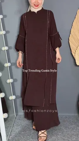 MasyaAllah, Top bgt model gamisnyaa 🫶 #OOTD #fashionstyle #gamistrending #cuantanpabatas 