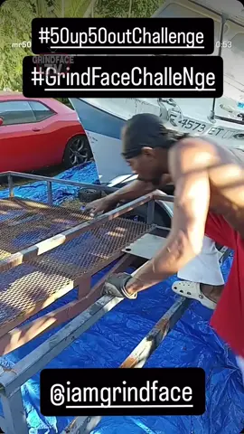 ‪On a old rustic trailer 😳 @mr50up50out #grindfacechallenge ‬@GrindFace The Creator #grindface 