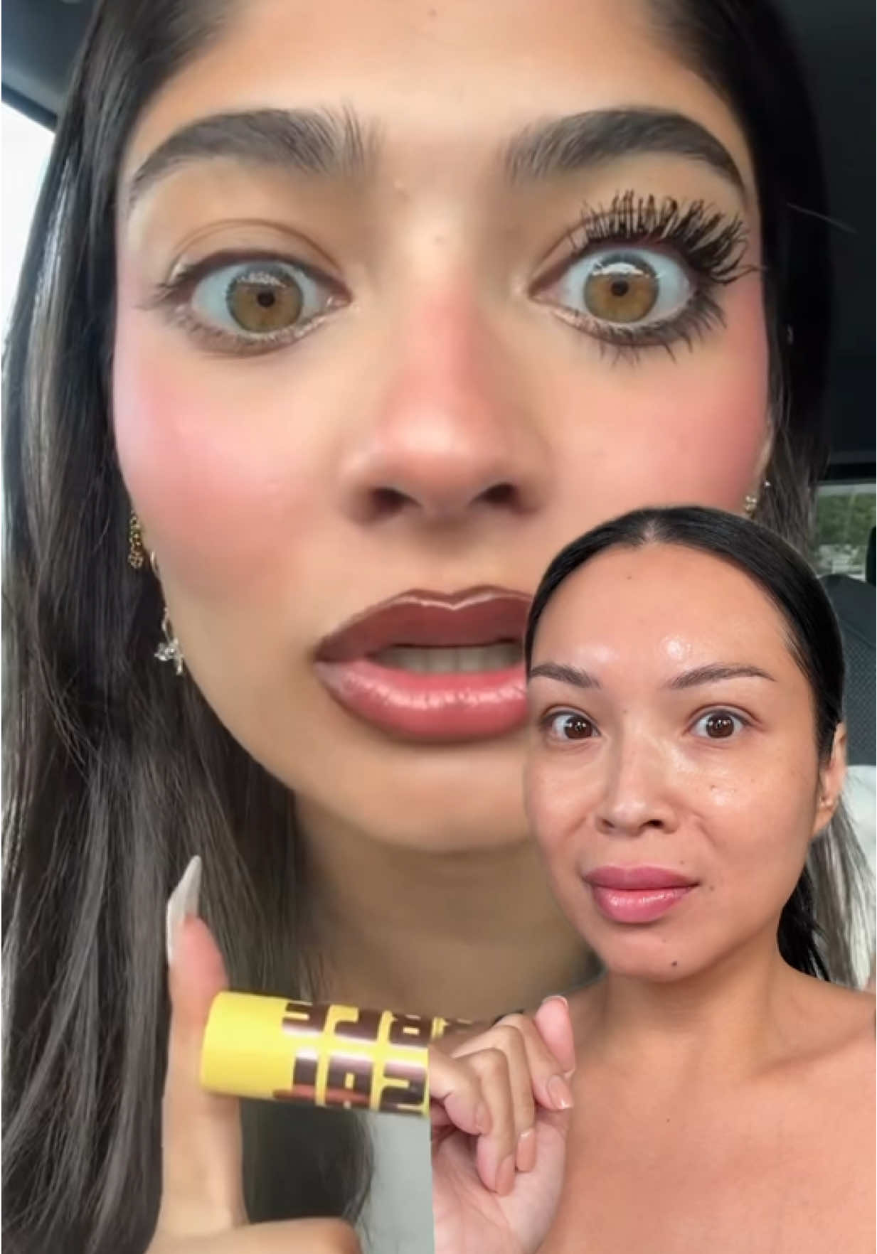 DOES THIS VIRAL MASCARA ACTUALLY WORK?!  I try out the newest mascara from @Maybelline NY - the Colossal Bubble Mascara that has been trending online for months now and I’ve seen a lot of mixed reviews about it so here are my thoughts!  Shoutout to @maham🌙 for having the most beautiful lashes ever!  #beauty #makeup #greenscreenvideo 