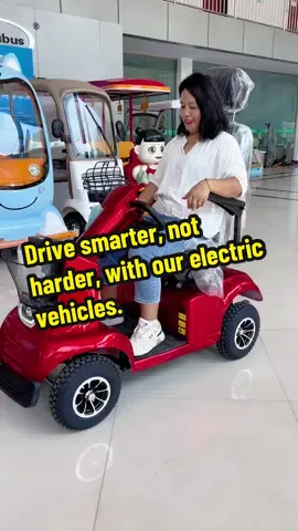 Drive smarter, not harder, with our electric vehicles. #MadeInChina #GreenTransportation