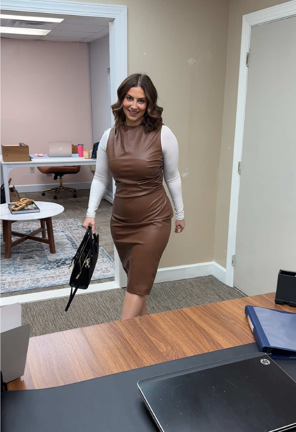 Wrapped up the day and heading out. Do you stay late or leave right on time?