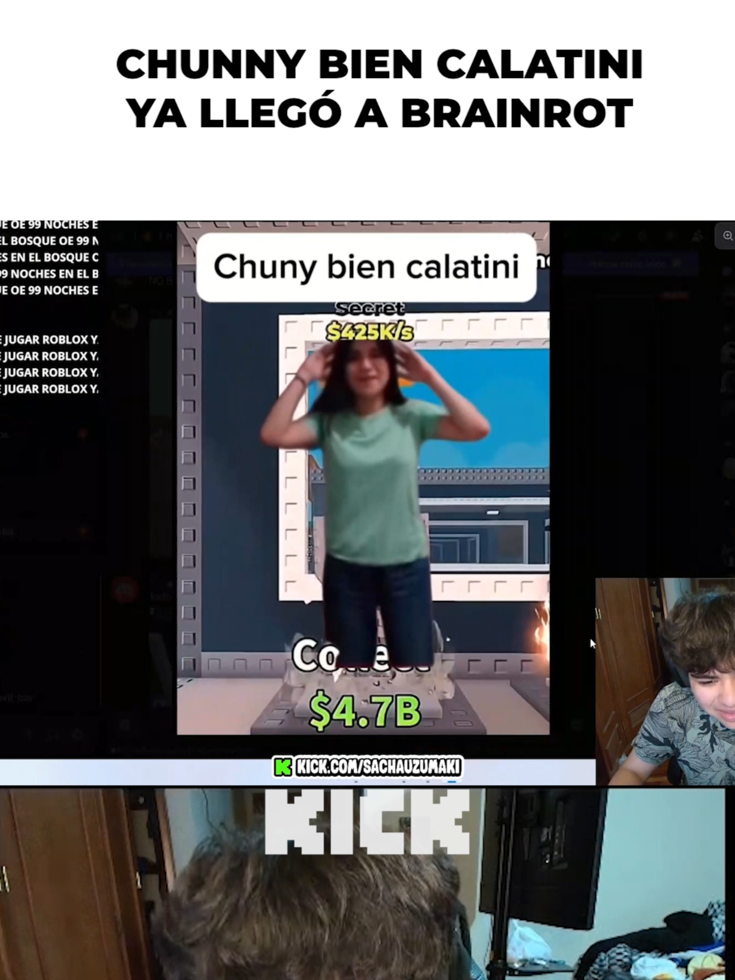 SACHA REACCIONA A CHUNNY EN BRAINROT Redes Sociales 👉 Kick: sachauzumaki #sachauzumaki #sachauzumakiclips #kickperu  @sachauzumaki_