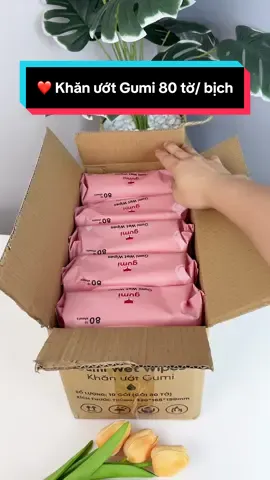 Khăn ướt Gumi 80 tờ/ bịch đang có voucher còn hỗ trợ ship về tận nhà quá rẻ #khanuotgumi #khanuotkocon #khanuotkomui #gumi #Cindythuytichcuc 