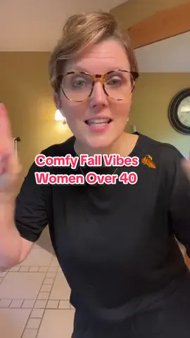 Cozy fall vibes 🍂 Outfit idea for women over 40 who love comfort + style #FallLooks #GenX #womenover40 #tiktokshop #fallfashion 