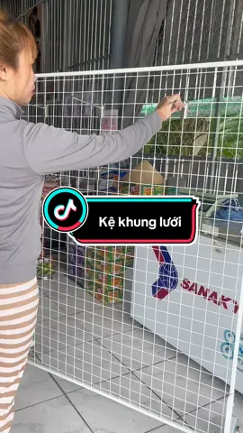 Kệ khung lưới có bánh xe treo đồ rắt tiện lun nha mấy tình êu #cahang 