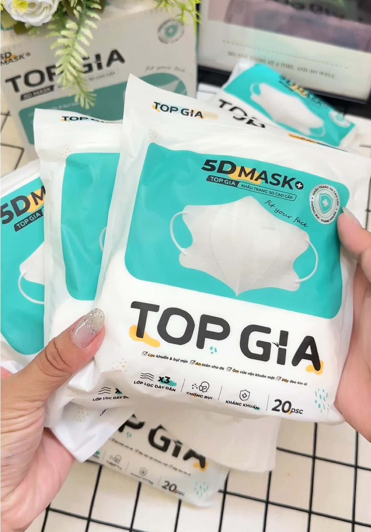 Khẩu trang 5D Topgia chỉ từ 20k #shinvanene0611 #khautrangtopgia #topgia #khautrang #khautrang5d  @Tạp hoá Nene  @Tạp hoá Nene  @Tạp hoá Nene 