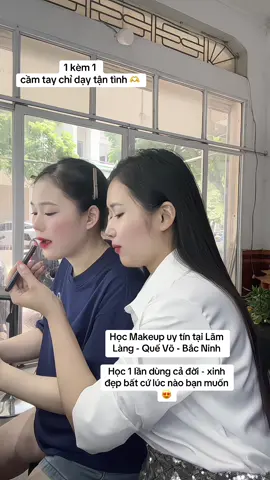 Đầu tư cho bản thân là không bao giờ sai 🫰 học makeup xong không lo tự ti vì các khuyết điểm trên mặt 🤗 ib em để book Makeup và tư vấn Học Makeup nha 🫶 #makeupcanhan #hocmakeupbacninh #makeupdepbacninh #makeuptiec #makeuplamlang 