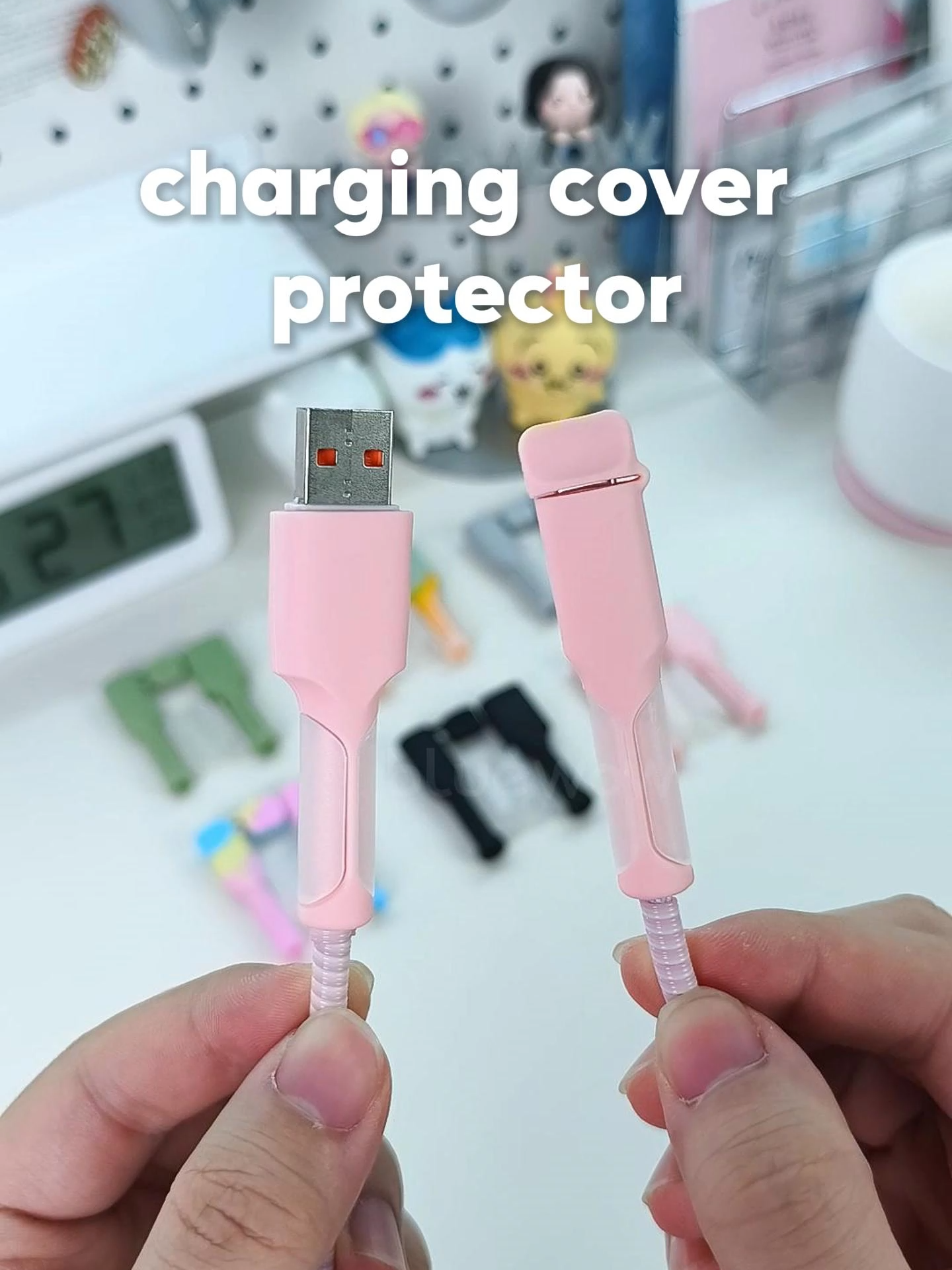 i want the cable to last longer #bluewow #cableprotector #protector #viralvideo #chargingcover #cover